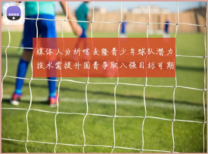 媒体人分析喀麦隆青少年球队潜力技术需提升国青争取八强目标可期